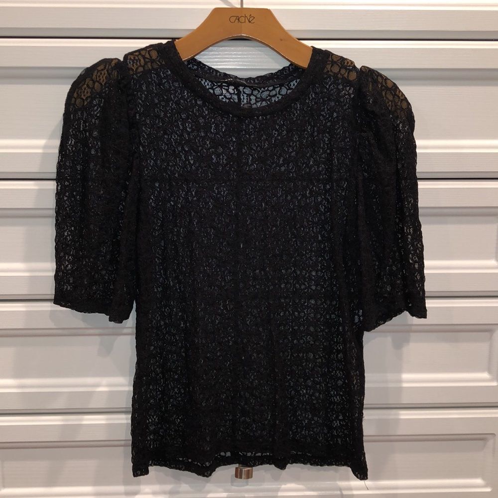 Zara black blouse